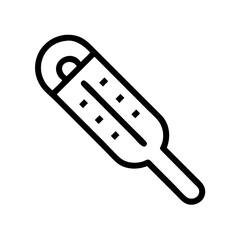 Creative Thermometer Icon Vector Illustration | Beautiful and Clean Temperature Symbol for Medical, Weather, and UI Designs