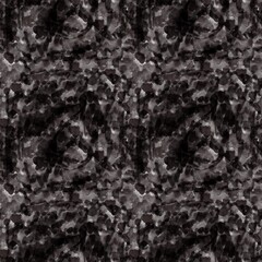 Seamless abstract pattern. Simple background with black, grey, white texture. Digital brush strokes, stains. Design for textile fabrics, wrapping paper, background, wallpaper, cover.