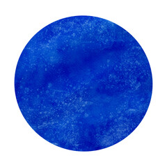 Beautiful Neptune planet of the space solar system isolated on white background. Watercolor digital illustration. Cute items for kids for the design, decoration of clothes, room, interior, textile