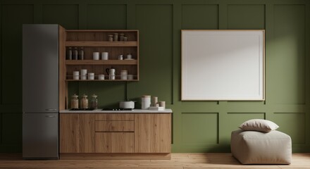 Kitchen wall interior 