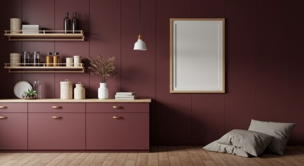 Kitchen wall interior 