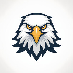 Obraz premium Majestic Bird Illustration, Featuring Eagle Graphic for Logo, Café, or Branding