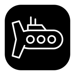 Obraz premium Submarine Vector Icons