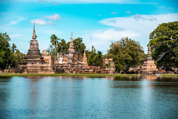 wat phra si sanphet in ayutthaya thailand