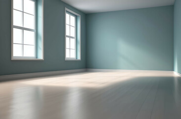 Obraz premium empty room with window