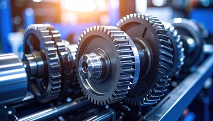 Complex mechanical assembly featuring precision gears and intricate engineering