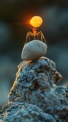 Obraz premium Strong Insect Ant Walking Outdoor High Resolution Photo