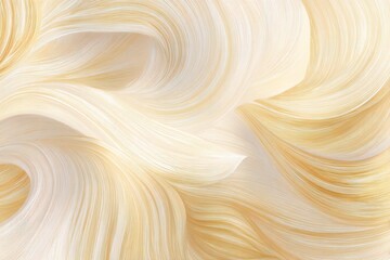 Abstract swirling cream and gold textures. Soft, elegant, and luxurious background.