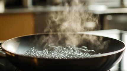 Heat waves a cooking surface Intensity no text