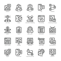 Social Planner Icon pack for your website, mobile, presentation, and logo design. Social Planner Icon outline design. Vector graphics illustration and editable stroke.