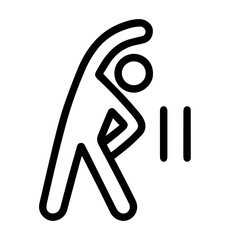 Stretching break icon on white background vector
Vector icon remote work freelance
