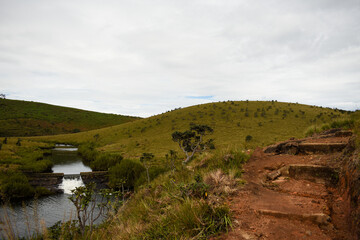 Chimney Pool (Belihul Oya River) in Horton Plains National Park, Sri Lanka.