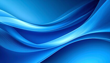 Abstract blue waves background
