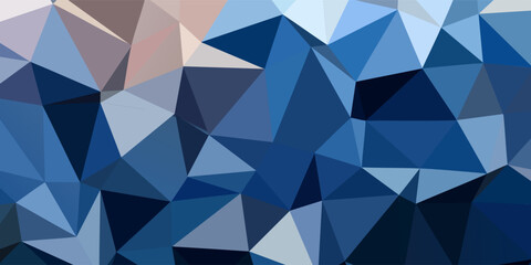 Colorful triangular background with triangular & polygonal geometric shapes and vibrant stylish color tones.