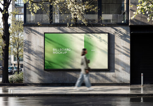 City Billboard Mockup