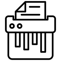 Document Shredder Icon