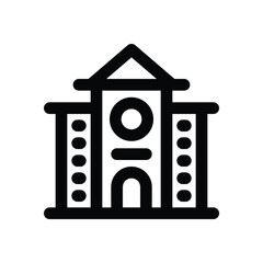 school line icon. Clean and minimalist vector icon for websites, mobile apps, presentations, and logos. Fully scalable and customizable for any project.