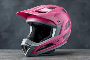 Pink Mountain Bike Helmet: Sleek Design, Protective Style