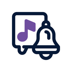 jingle duotone icon. Sleek and modern vector icon for websites, mobile apps, marketing materials, and corporate design. Fully scalable and ready to use.