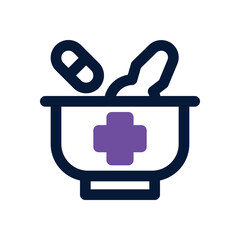 medicine concoction duotone icon. Sleek and modern vector icon for websites, mobile apps, marketing materials, and corporate design. Fully scalable and ready to use.