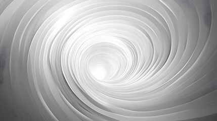 Obraz premium Abstract White Spiral Tunnel Background Design
