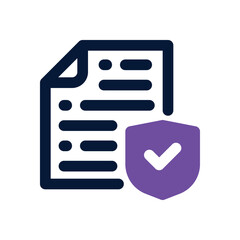 warranty duotone icon. Sleek and modern vector icon for websites, mobile apps, marketing materials, and corporate design. Fully scalable and ready to use.