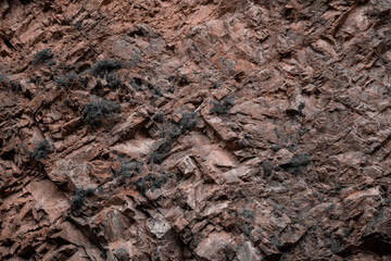Texture of a rock mountain