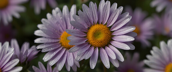 Obraz premium Michaelmas Blooms