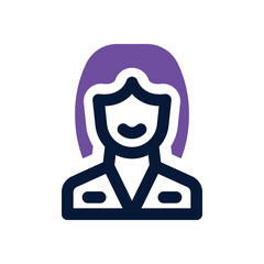 doctor duotone icon. Sleek and modern vector icon for websites, mobile apps, marketing materials, and corporate design. Fully scalable and ready to use.