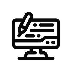 note line icon. Clean and minimalist vector icon for websites, mobile apps, presentations, and logos. Fully scalable and customizable for any project.