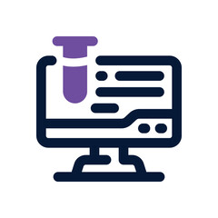 computer duotone icon. Sleek and modern vector icon for websites, mobile apps, marketing materials, and corporate design. Fully scalable and ready to use.