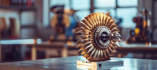 Hydel Power Model with Working Turbine