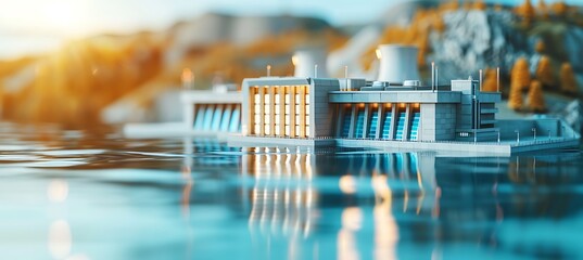 Working Model of a Hydel Power Plant