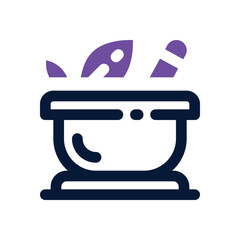 herbal duotone icon. Sleek and modern vector icon for websites, mobile apps, marketing materials, and corporate design. Fully scalable and ready to use.