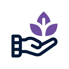 service duotone icon. Sleek and modern vector icon for websites, mobile apps, marketing materials, and corporate design. Fully scalable and ready to use.