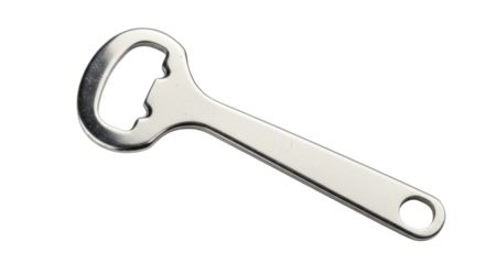 Isolated Bottle Opener Metal Silver Tool