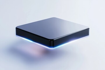 Innovative compact device featuring minimalistic design and led lighting