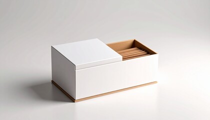 empty box on a white background