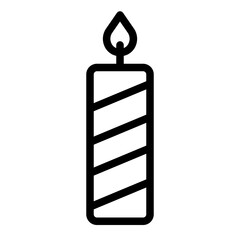 Birthday Candle Icon