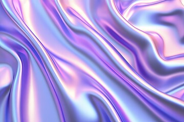 Obraz premium Soft, iridescent fabric folds