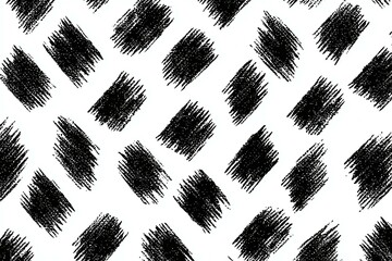 Black brush strokes form a diagonal pattern on a white background.