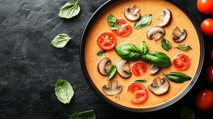 The image depicts a close-up view of mixed vegetables in a pan on the stovetop