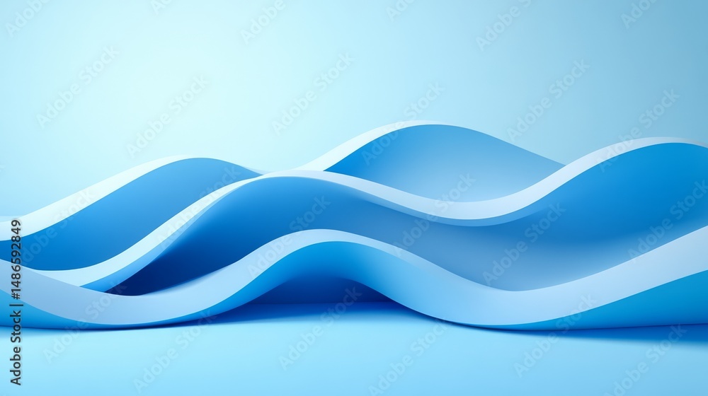 Poster the image shows a close-up view of a white wall, with wavy lines visible in the center and a black o