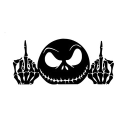 skull and crossbones POINTING AT YOU