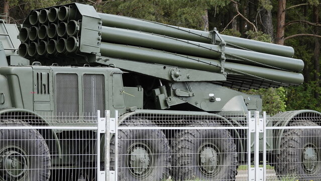&ldquo;Uragan&rdquo; is a Soviet multiple launch rocket system (MLRS) of 220 millimeters caliber
