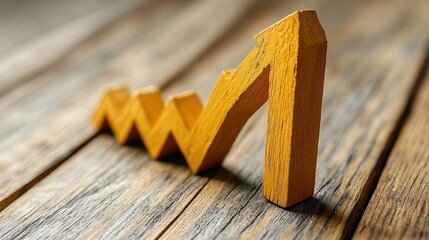 A sleek, upward-trending growth chart, adorned with a bold success arrow, ascends to the right, symbolizing a positive trajectory of profit increase and prosperous business outcomes 