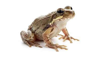 Fototapeta premium Frog amphibian wildlife animal nature toad treefrog bullfrog closeup macro green frog pond frog pet frog