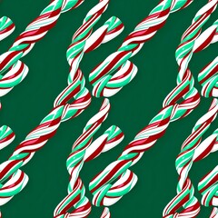 peppermint twists in swirling alignment