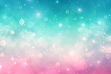 Obraz premium teal to pink dreamy gradient with soft grain