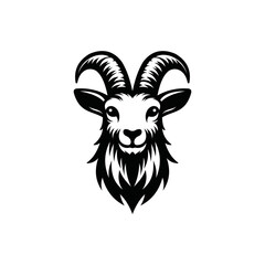 vector illustration of a goat